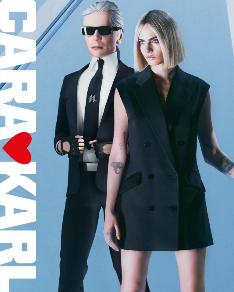 CARALOVESKARL CAMPAIGN CARA LOGO