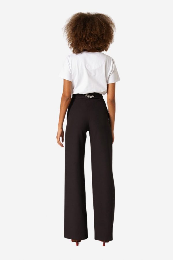 pantalon negro trabillas contraste off white69163 nobg